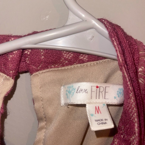 Pink Lacey Shirt - Picture 3 of 3